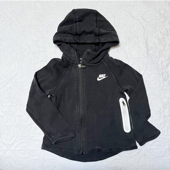 Nike Tech Zipper Hoodie Size 6 - Picture 2 of 6